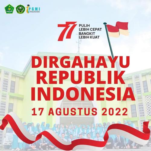 Bersama pulih lebih cepat agar siap menghadapi tantangan global dan bangkit lebih kuat untuk siap membawa Indonesia maju...Selamat Hari Kemerdekaan Republik Indonesia 17 Agustus 2022